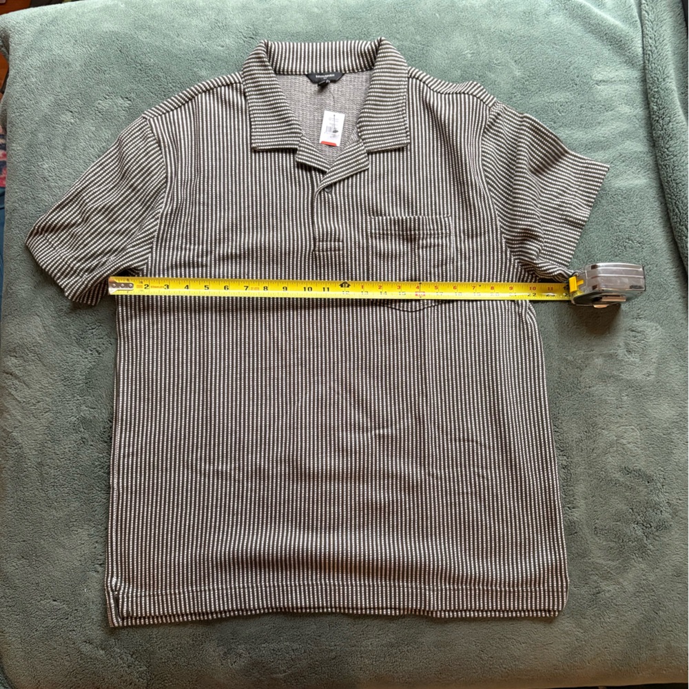 Men's Dark Olive & White Striped